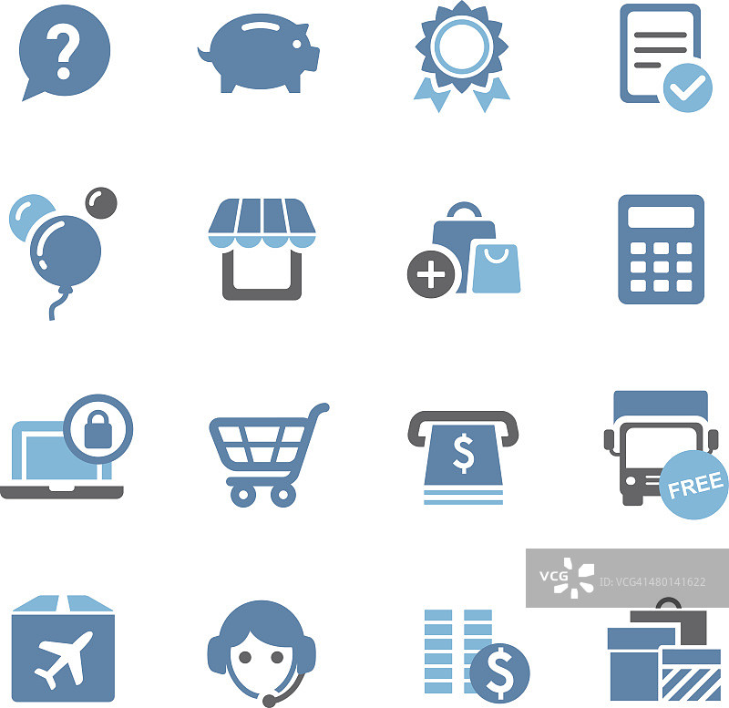 购物图标 - Conc 系列图片素材
