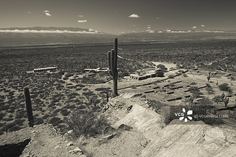 古代原住民聚落遗址图片素材