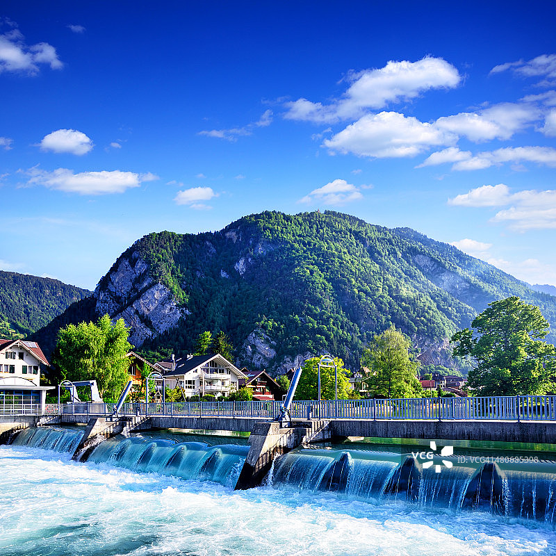 瑞士阿勒河图片素材