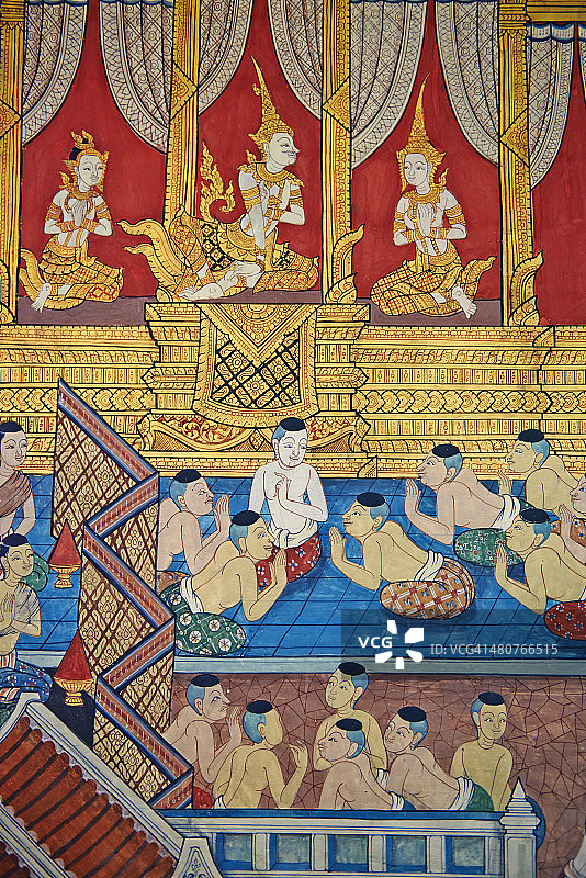 泰国曼谷卧佛寺图片素材