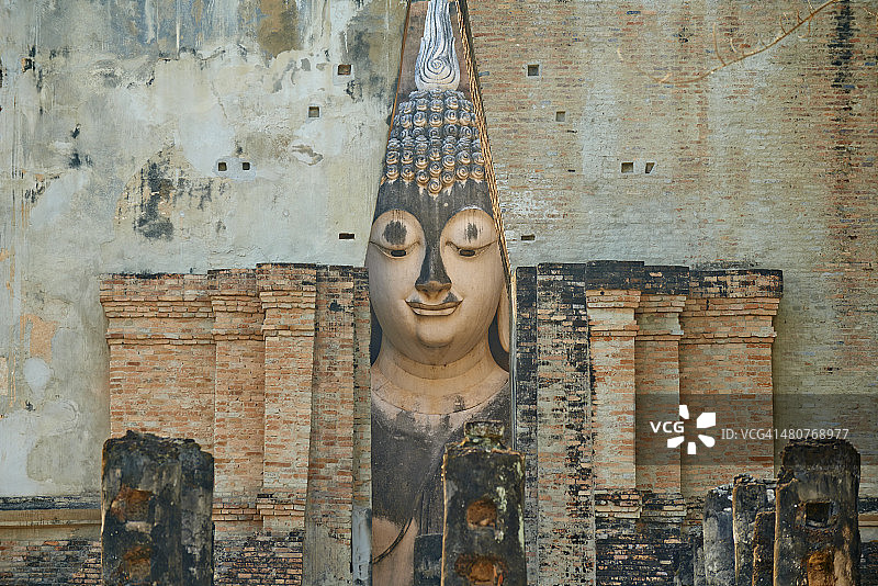 泰国素可泰历史公园西春寺图片素材