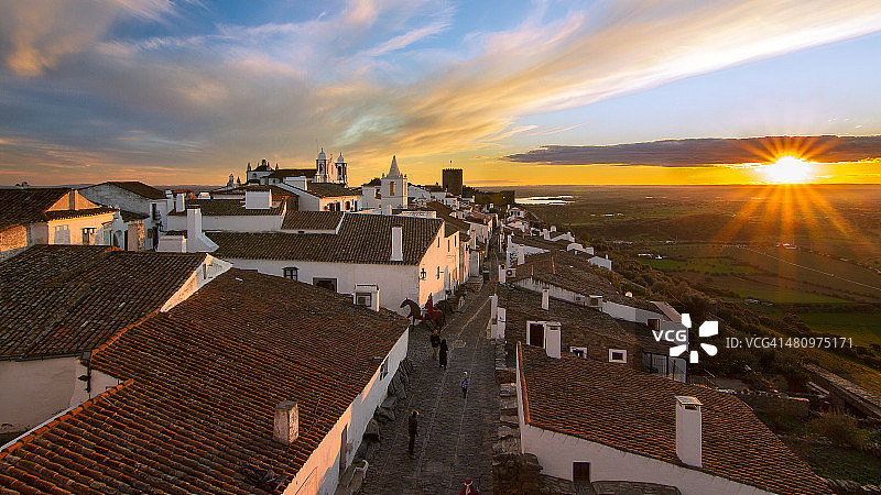 蒙萨拉什村庄图片素材