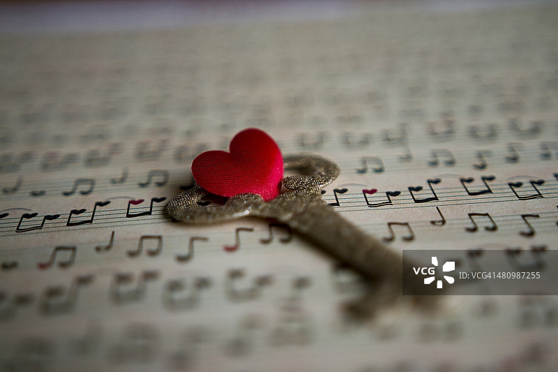 音乐之心钥匙图片素材