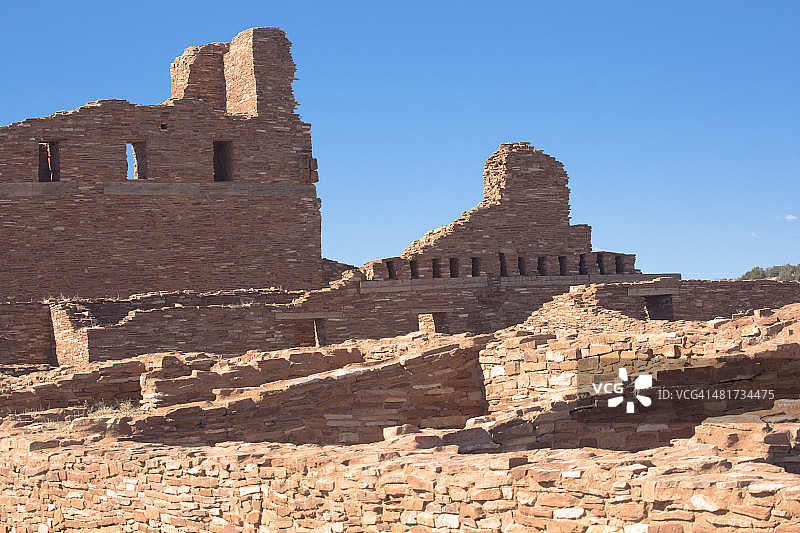 萨利纳斯普韦布洛教会遗址国家纪念地图片素材