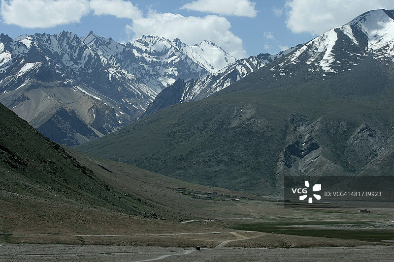 卡吉尔地区的喜马拉雅山脉图片素材