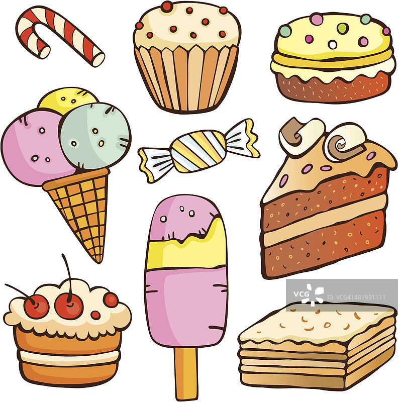 甜蜜套装图片素材