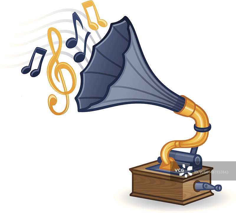 复古风音乐留声机图片素材