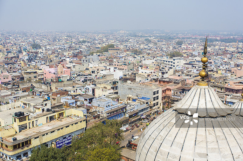德里天际线图片素材