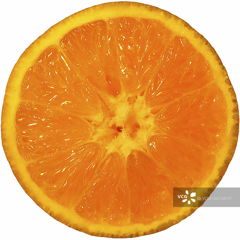 橙色切片图片素材