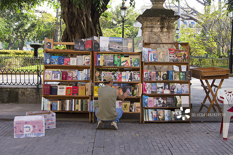 哈瓦那书摊图片素材