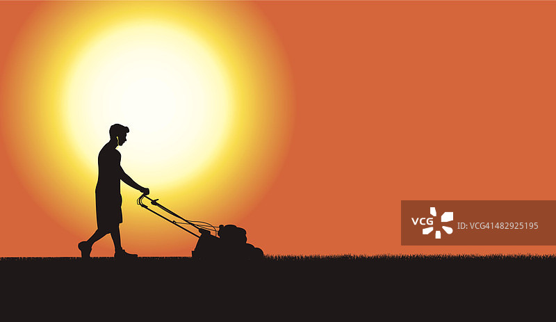 草坪修剪背景图片素材