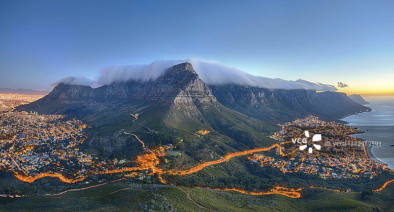 南非开普敦的桌山图片素材