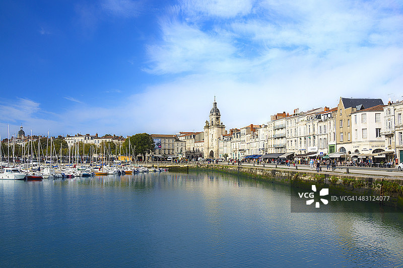 法国拉罗谢尔老港图片素材