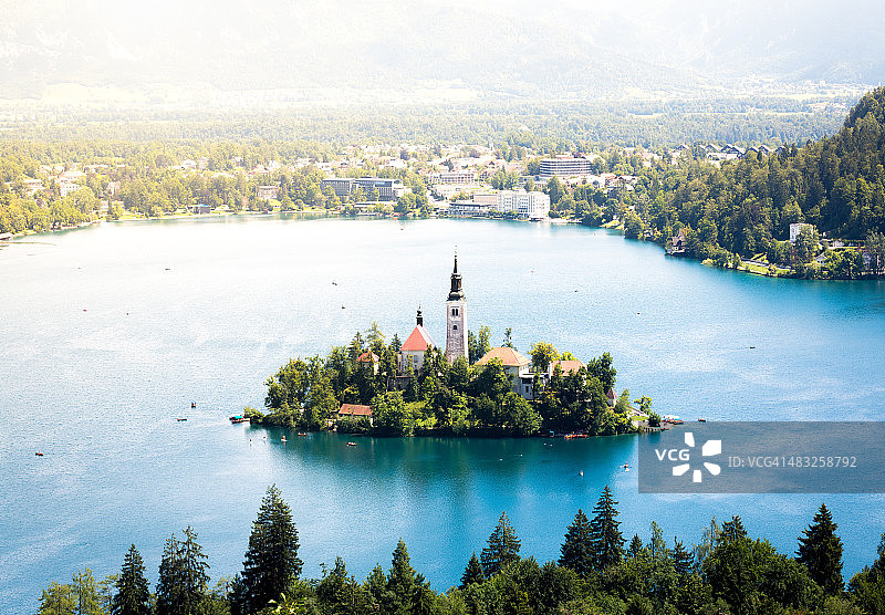 布莱德岛图片素材