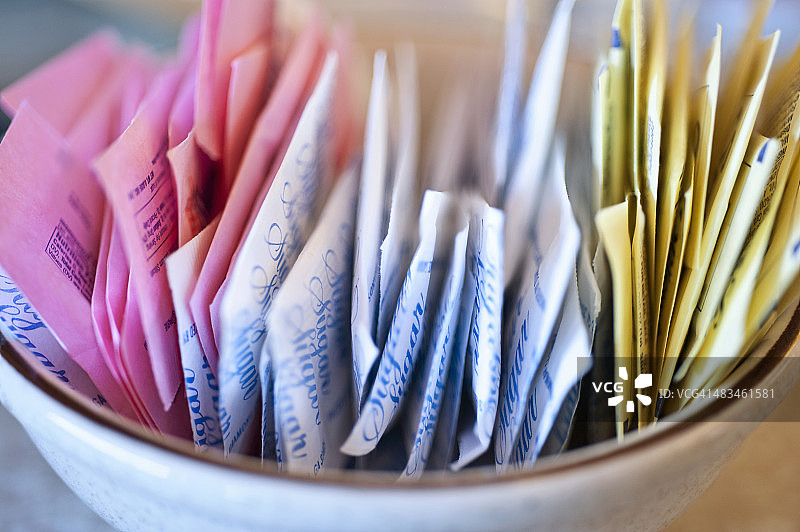 糖包特写图片素材