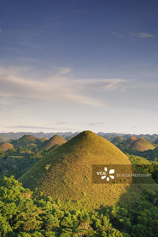 菲律宾薄荷岛巧克力山图片素材