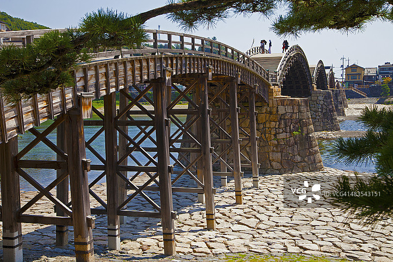 日本岩国锦带桥图片素材