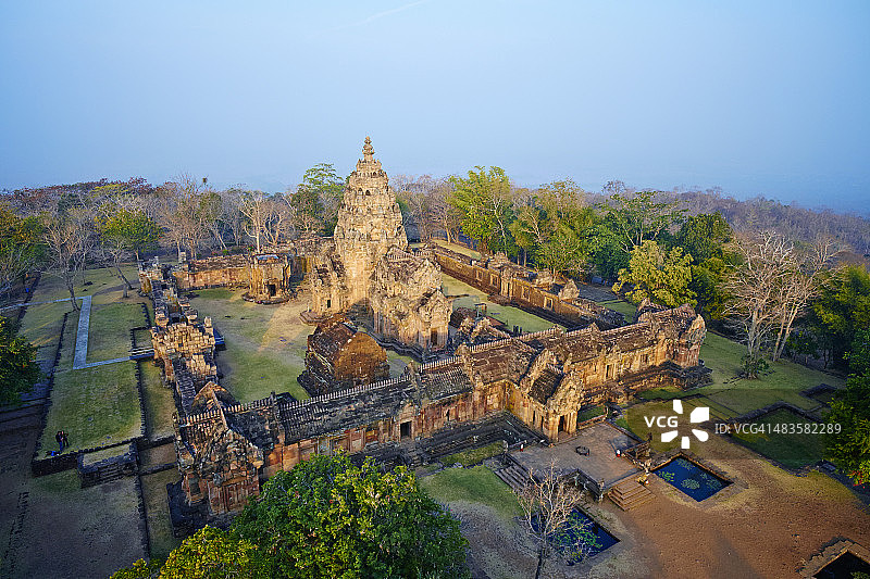 泰国武里南府帕侬蓝寺图片素材