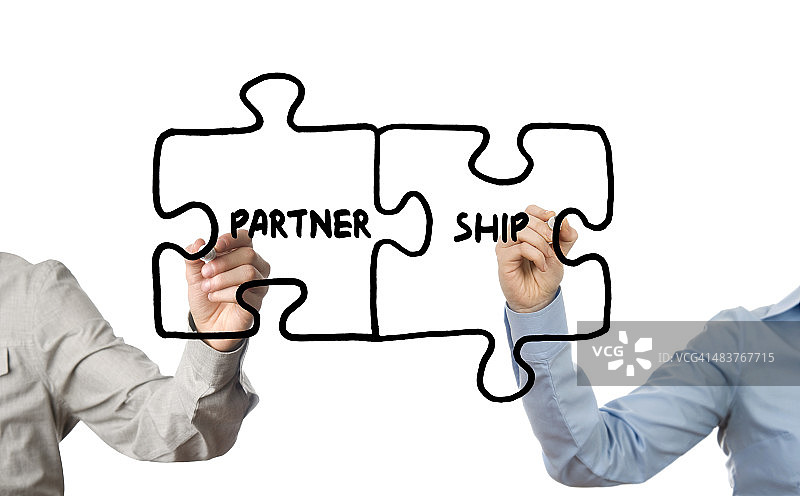 伙伴关系图片素材