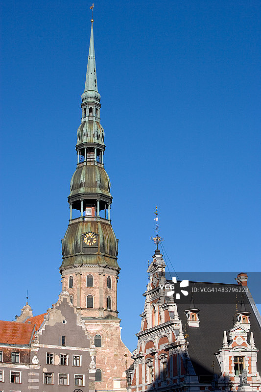 圣彼得教堂与黑头兄弟会之屋图片素材