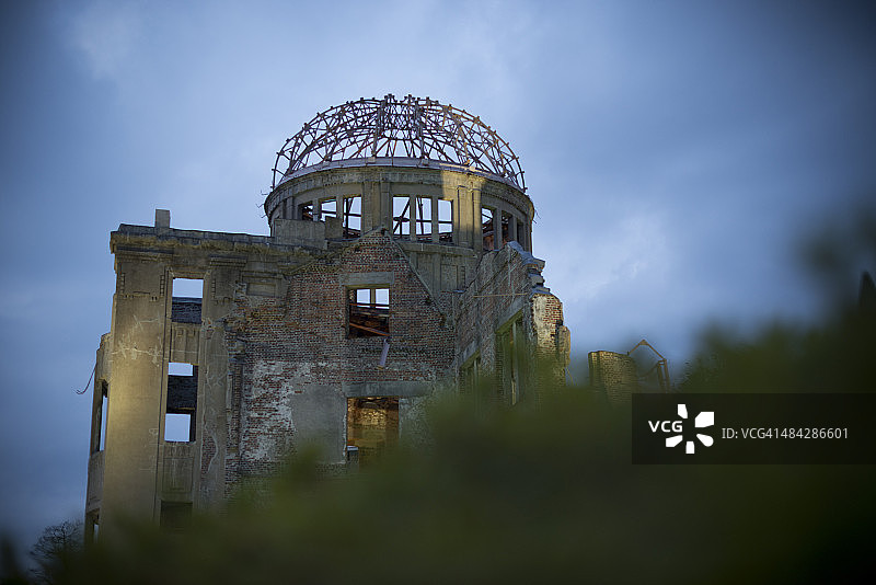 世界遗产广岛原子弹爆炸圆顶屋图片素材