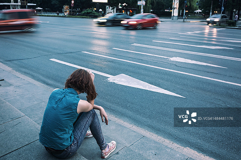 青少年抑郁症图片素材