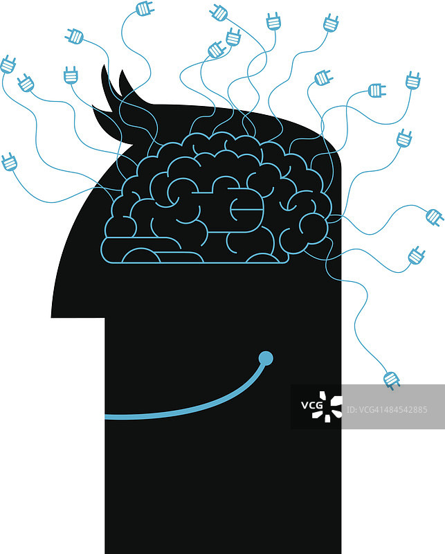 大脑概念插画图片素材