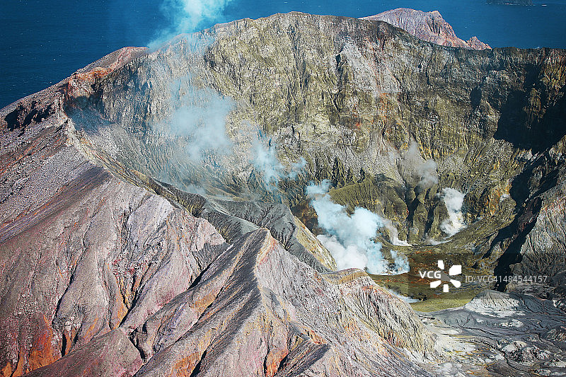 瓦卡塔尼火山航拍图片素材