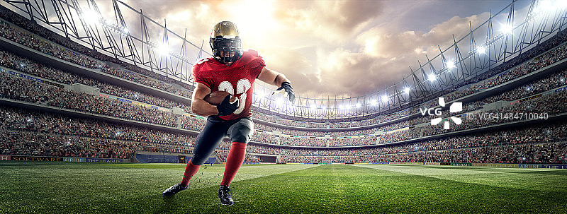 美国足球运动员图片素材