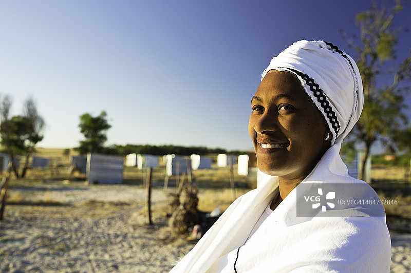 桑戈马的日出肖像图片素材