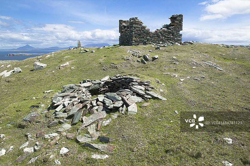 伊尼什特克岛马特洛堡遗址图片素材