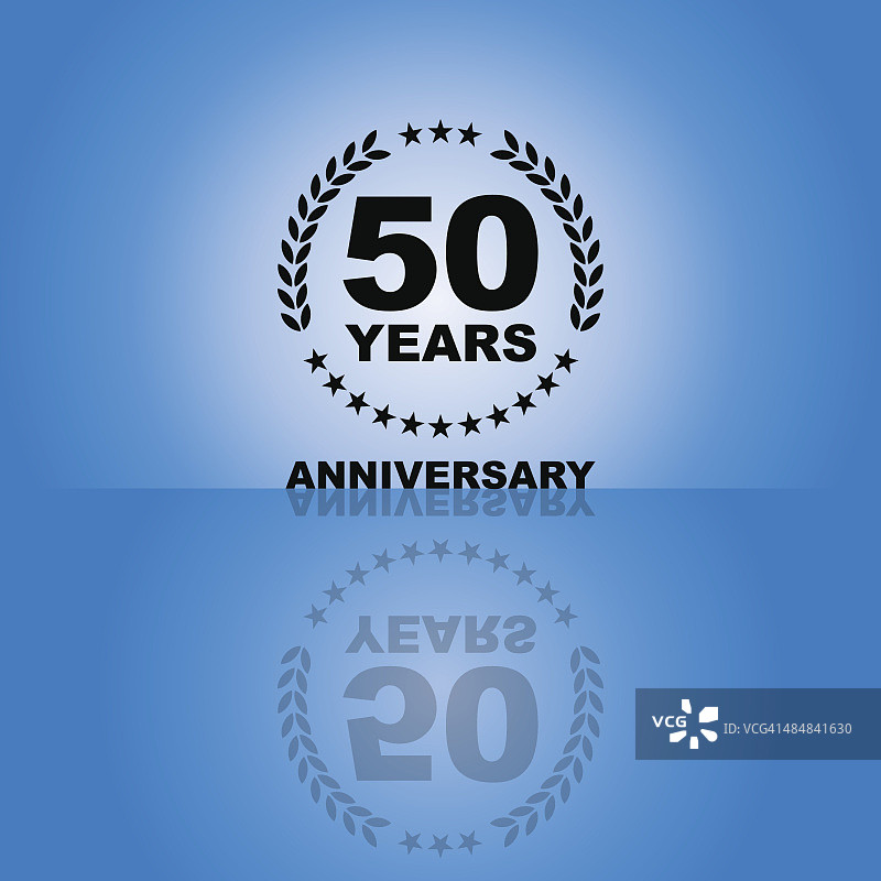 五十年周年纪念标志图片素材