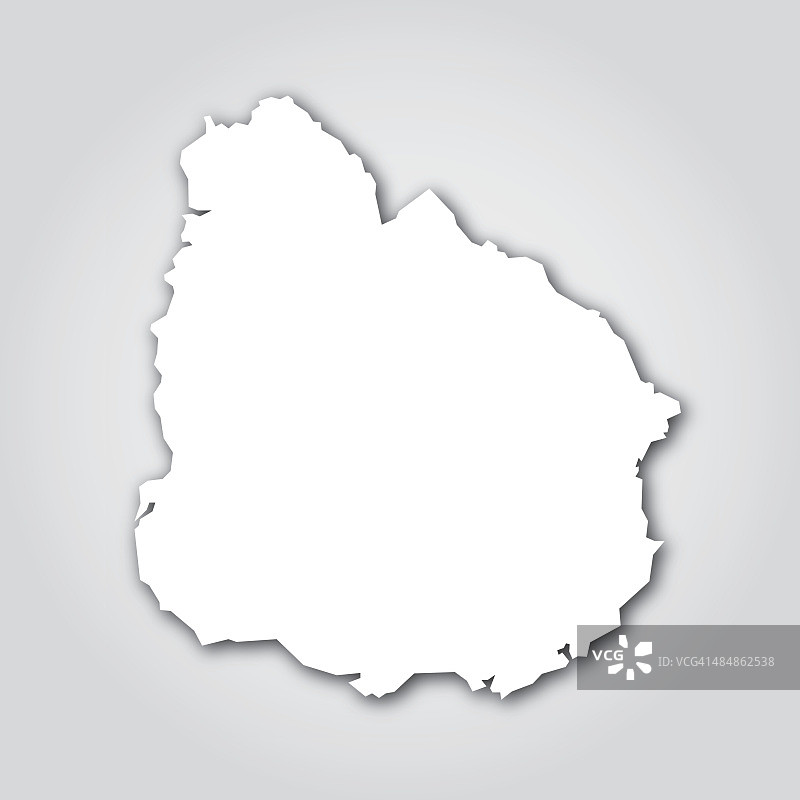 乌拉圭白色剪影图片素材