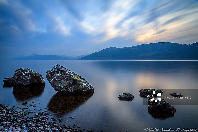 尼斯湖上的120秒图片素材