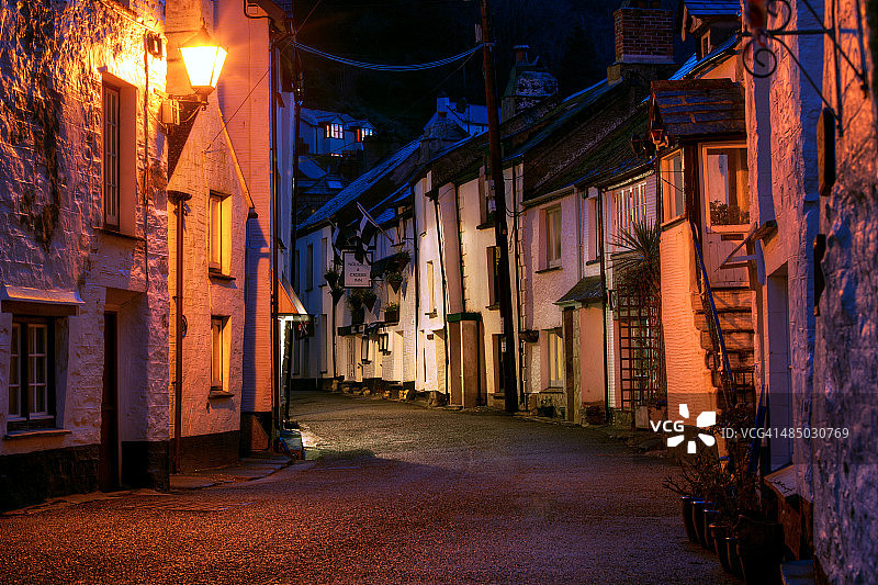 英国康沃尔郡珀尔佩罗的房屋图片素材