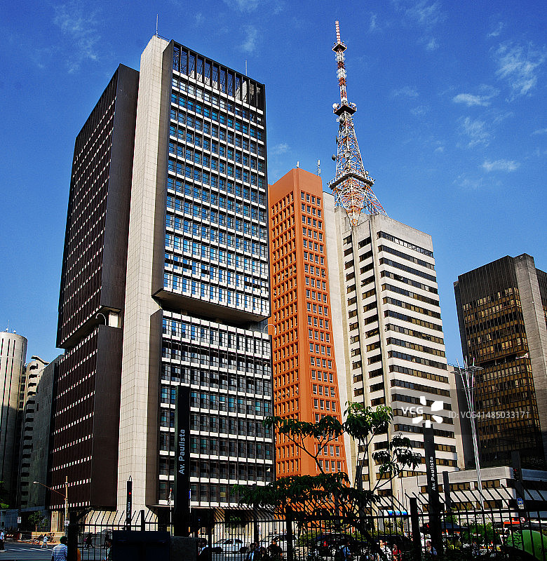 保利斯塔大街建筑图片素材