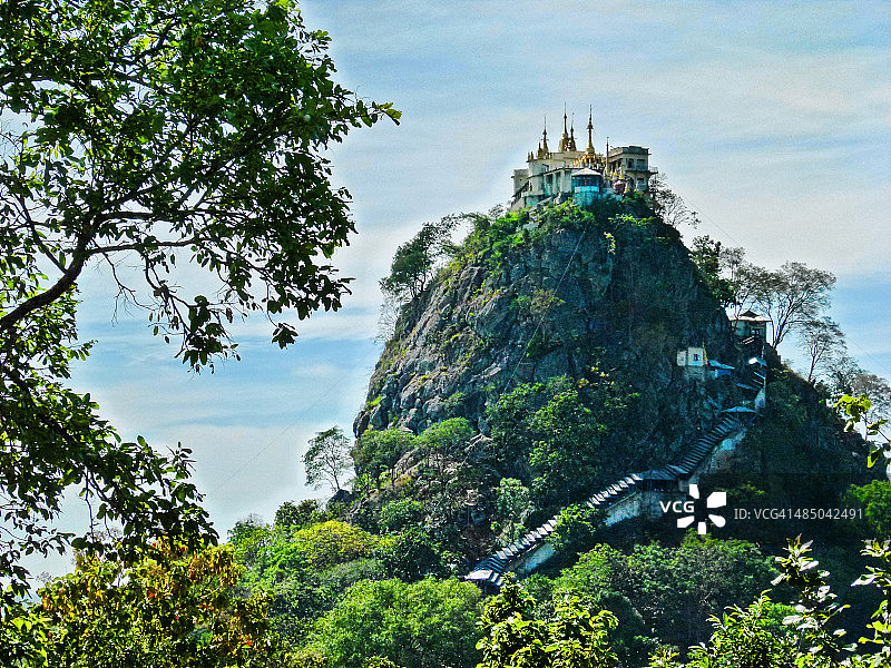 波帕山寺图片素材