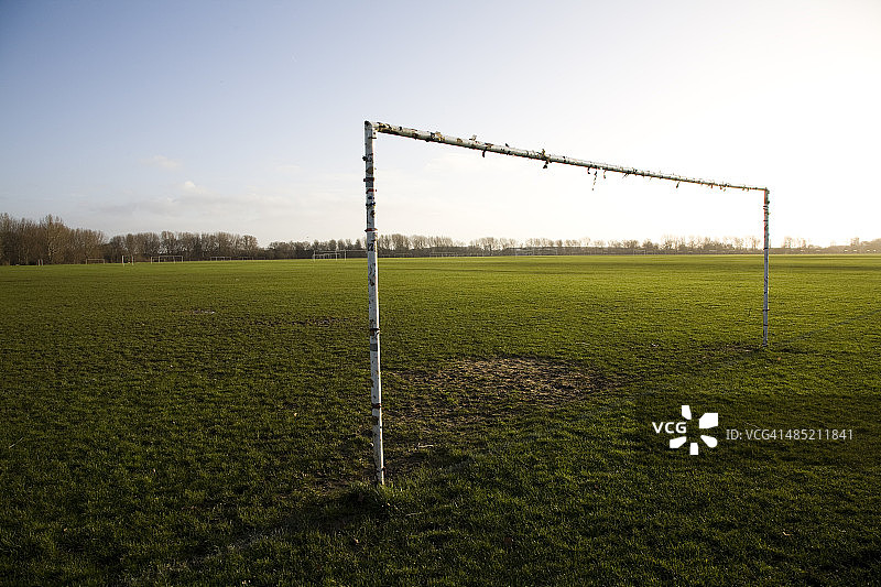 足球球门柱图片素材