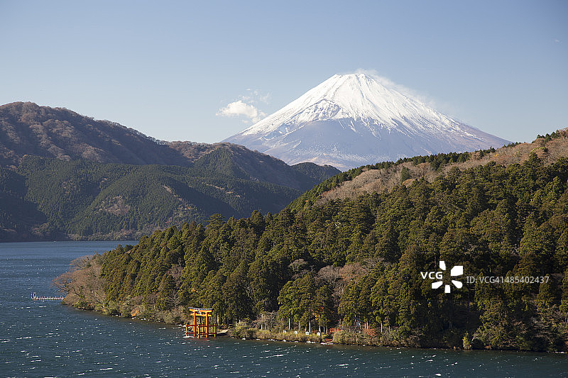 从箱根看到的富士山图片素材