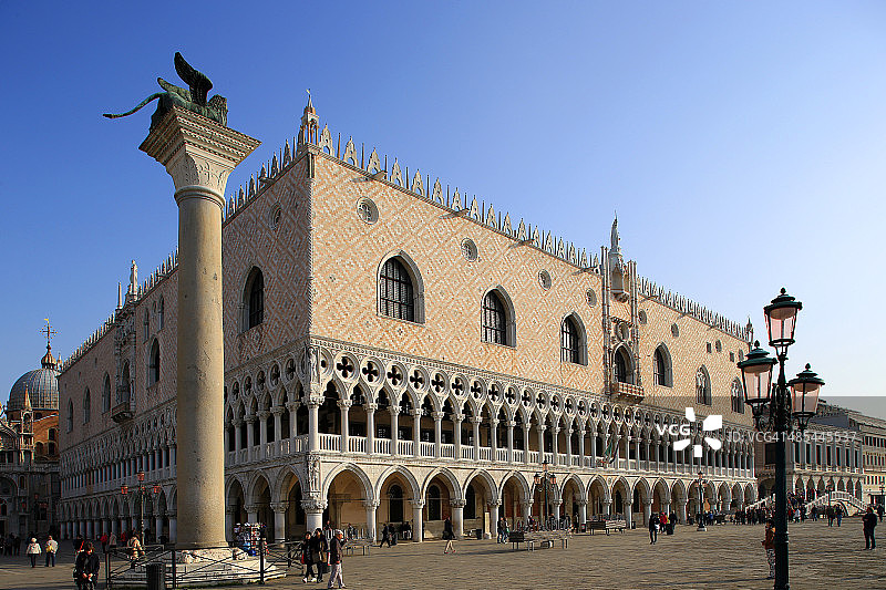 威尼斯意大利总督宫图片素材