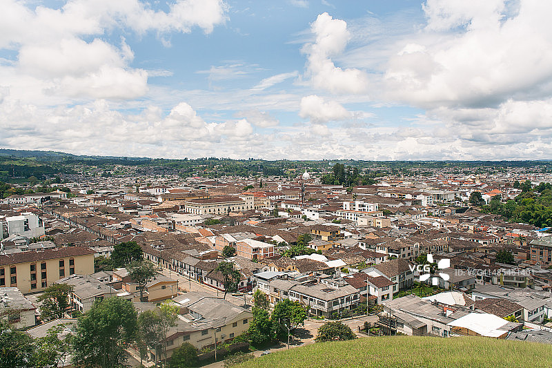 波帕扬老城区的航拍景色图片素材