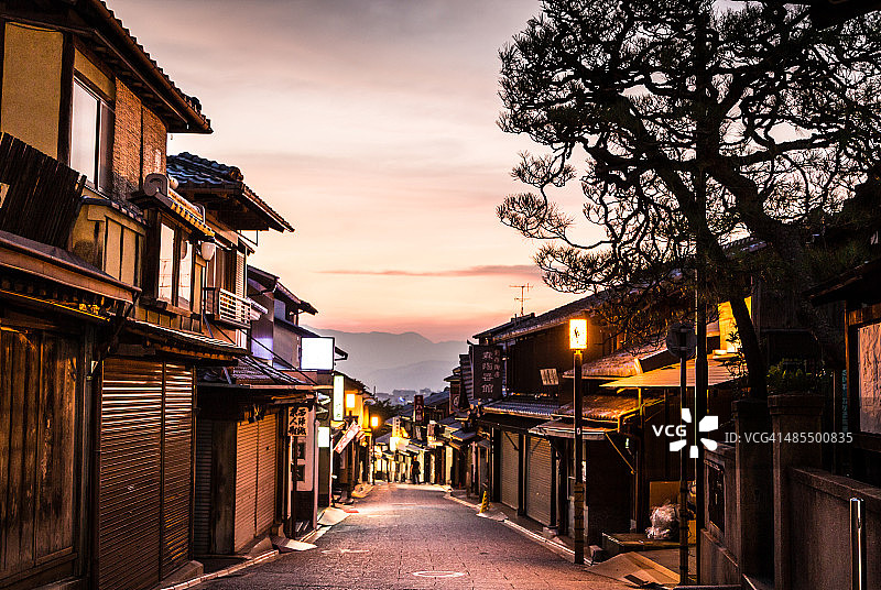 京都祇园传统中心图片素材