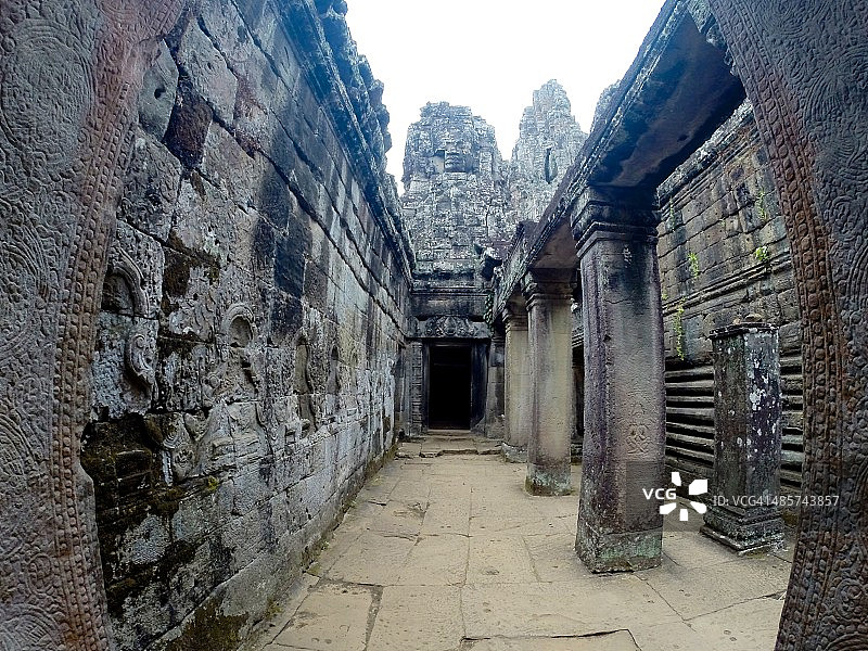 柬埔寨暹粒巴戎寺图片素材