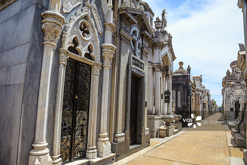 拉 Recoleta 公墓图片素材