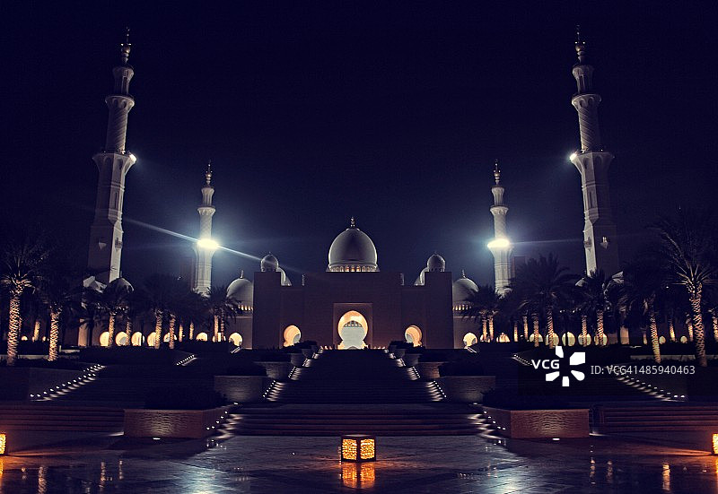 扎耶德大清真寺入口图片素材