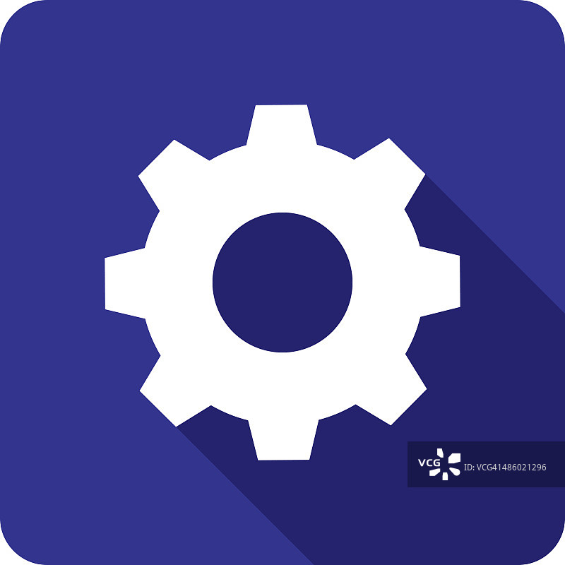 齿轮图标轮廓图片素材