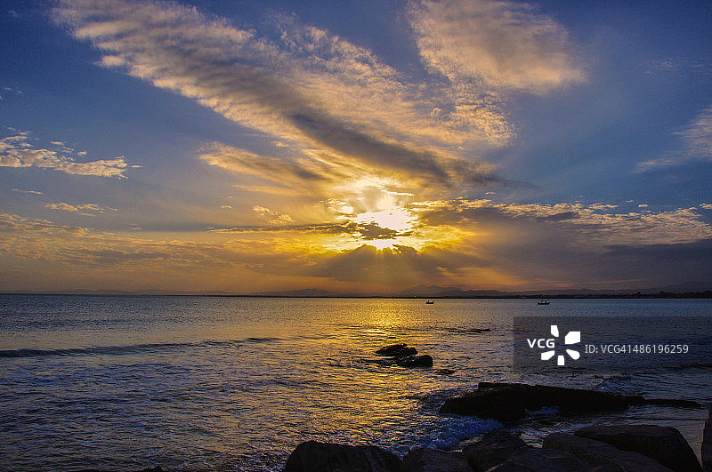 哈马马特日落图片素材