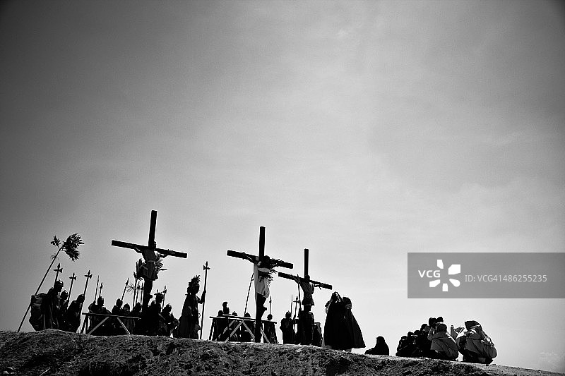 库图德的耶稣受难像图片素材