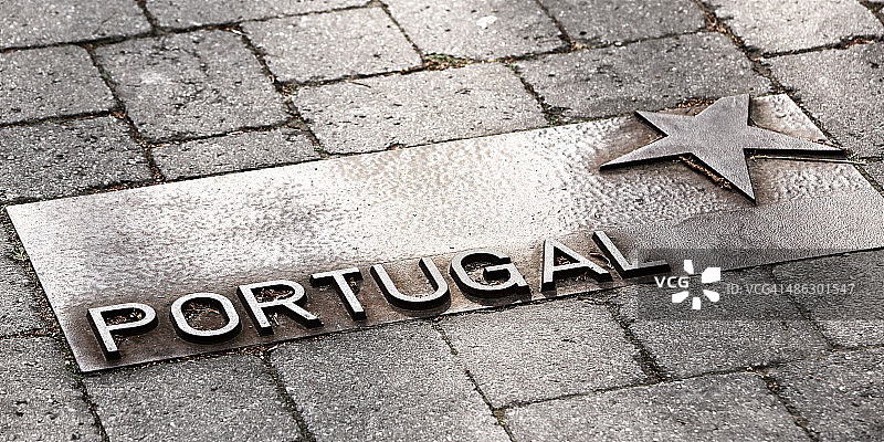 葡萄牙金属板图片素材