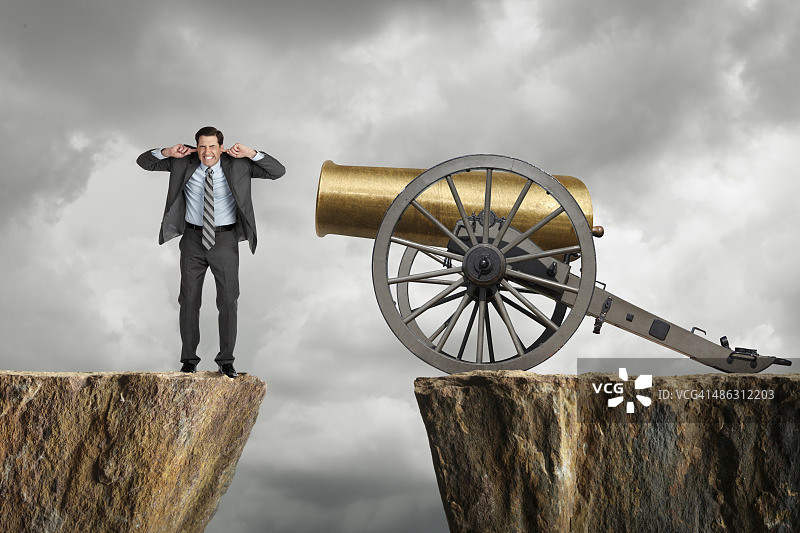 商人为灾难做准备图片素材